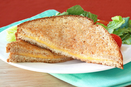 Three-Cheese Grilled Cheese