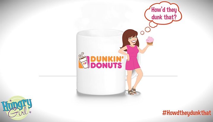Hungry-Girl Video: Sponsored Video: Dunkin Donuts® Coffee in Vanilla Cupcake Flavor!
