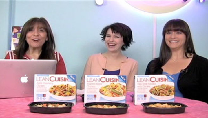 Hungry-Girl Video: Sponsored Video: HG Chews Lean Cuisine Meals at the HG HQ!