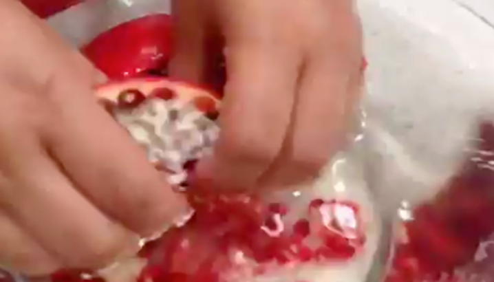 Hungry-Girl Video: Sponsored Video: Open a Pomegranate with These Quick & Easy Steps!