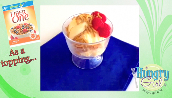Hungry-Girl Video: Sponsored Video: Fiber One Original = The Perfect Topping!