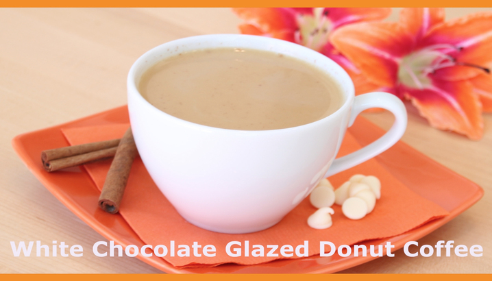 Hungry-Girl Video: Sponsored Video: Dunkin' Donuts White Chocolate Glazed Donut Coffee Recipe