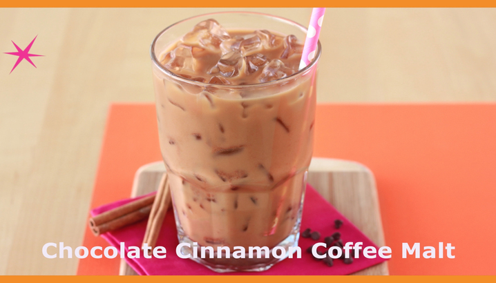 Hungry-Girl Video: Sponsored Video: Dunkin' Donuts Chocolate Cinnamon Coffee Malt Recipe