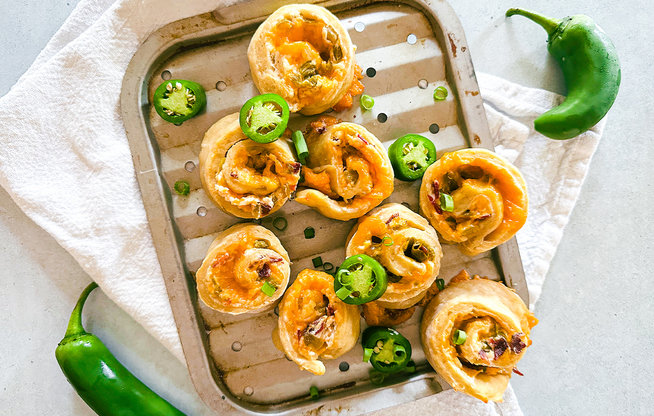 Jalapeño Popper Pinwheels