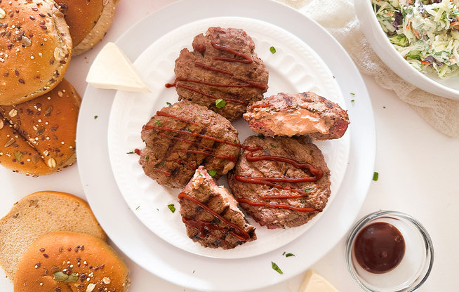 Cheesy BBQ Burgers