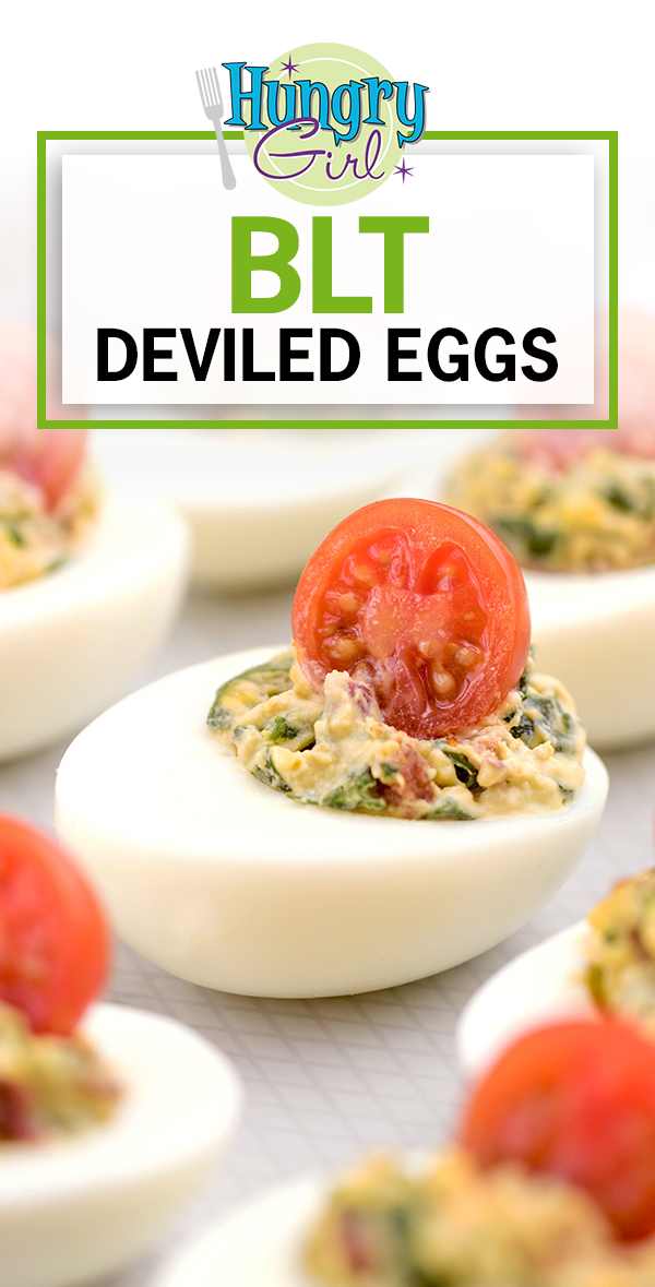 Healthy BLT Deviled Eggs Recipe | Hungry Girl