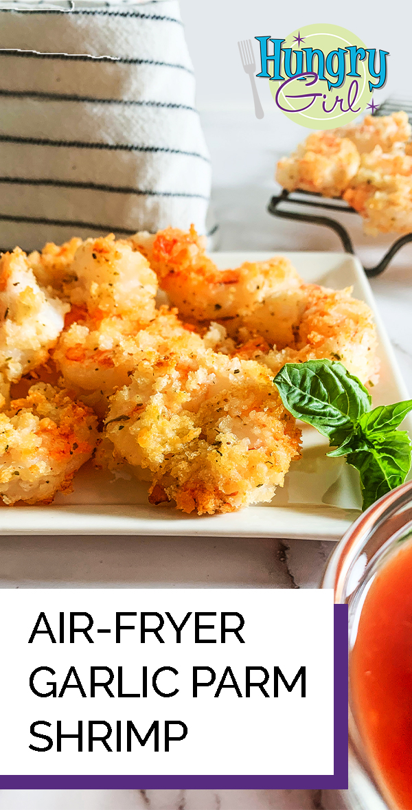 Crispy Air-Fryer Garlic Parmesan Shrimp Recipe | Hungry Girl