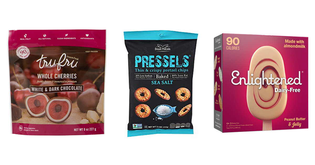 ChocolateCovered Frozen Fruit, Pretzel Crisps, DairyFree Ice Cream