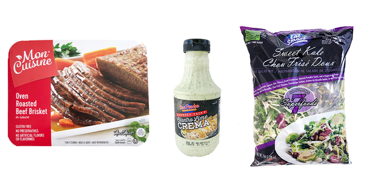 Healthy Costco Finds Beef Brisket, Cilantro Dressing, Sweet Kale Salad Hungry Girl