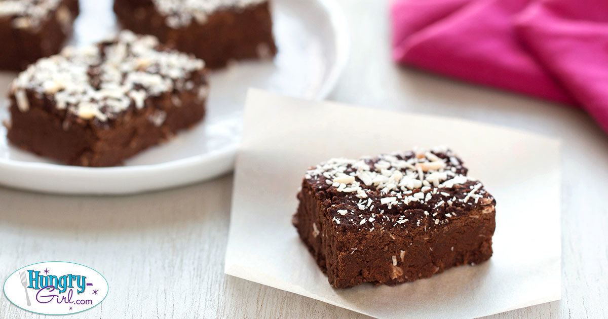 Healthy Coconut Chocolate Fudge Recipe Hungry Girl