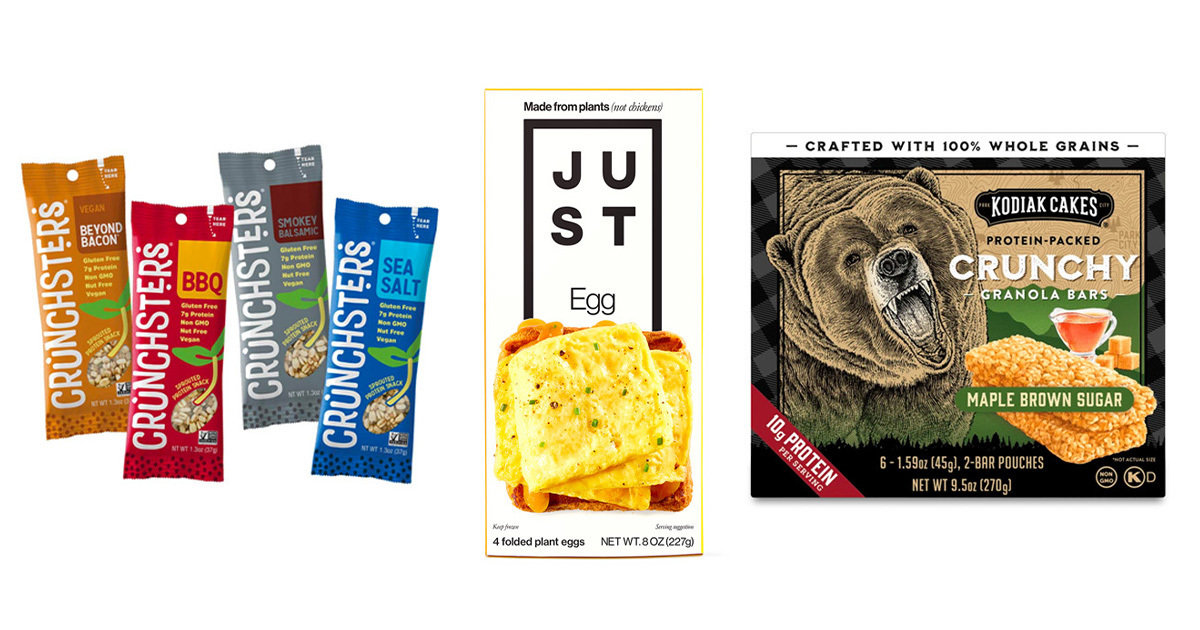 Vegan Egg Patties, Crunchy Superfood Snack, Protein Granola Bars