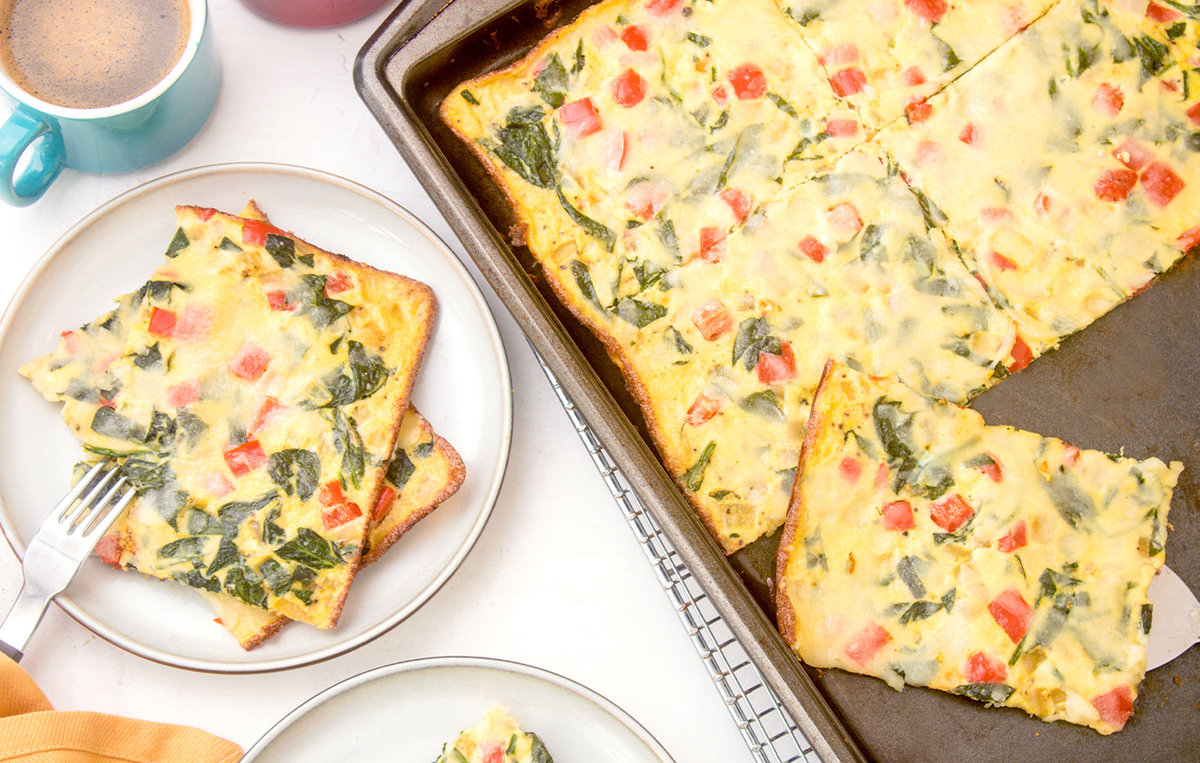SheetPan Veggie Frittata Hungry Girl