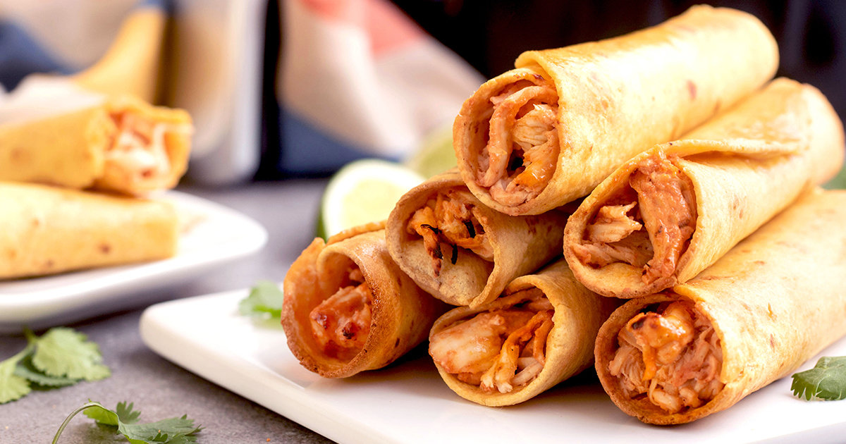 AirFryer Cheesy Chicken Taquitos + More Healthy AirFryer Snack