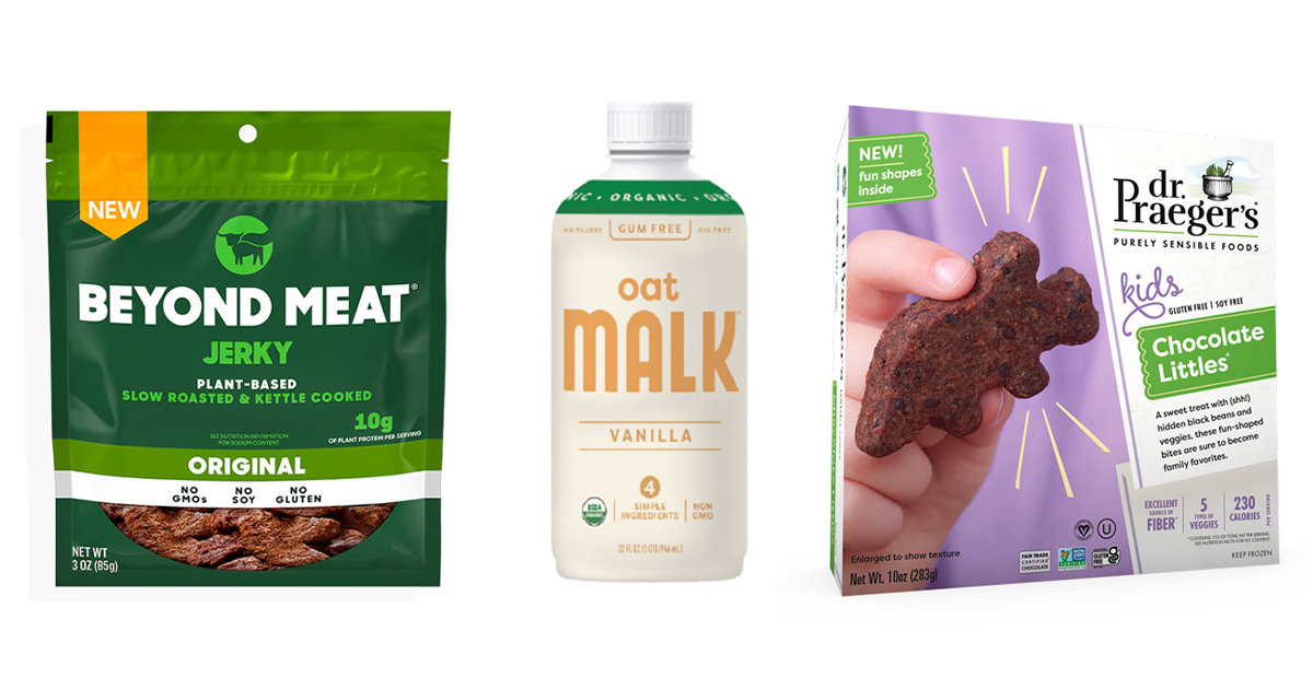 Vegan Meatless Jerky, PlantBased Milk with Clean Ingredients, Healthy