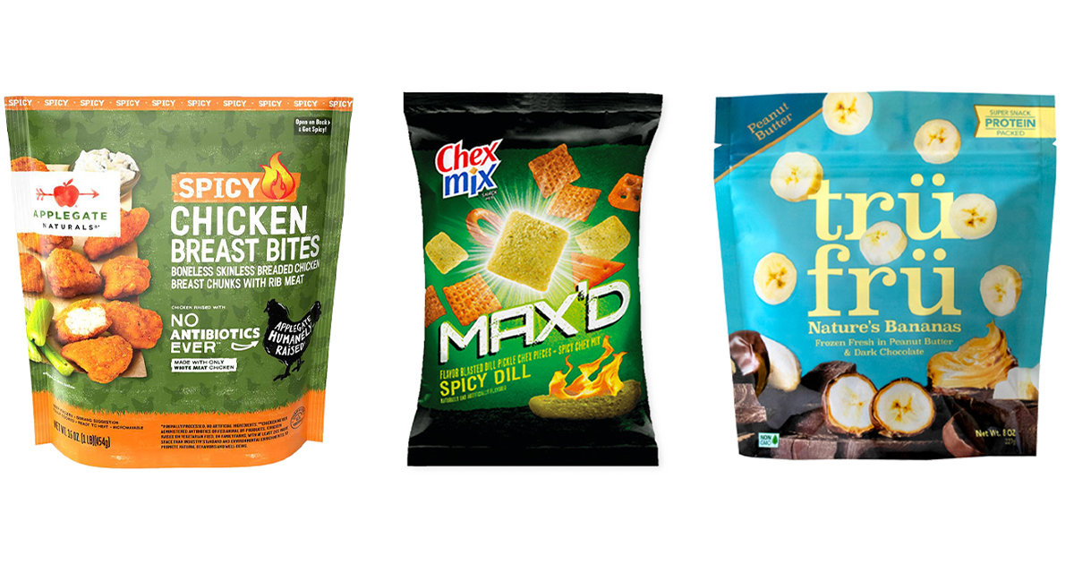 Frozen Bananas with Chocolate & Peanut Butter, Dill Pickle Chex Mix