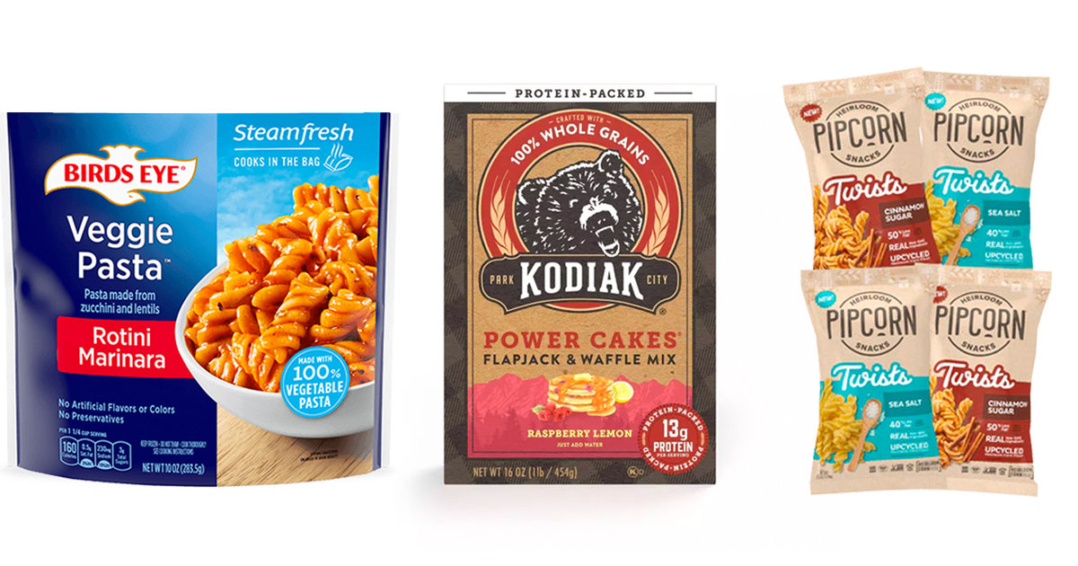 Frozen Veggie Pasta, Healthy Corn Snacks, Protein Pancake Mix Hungry Girl