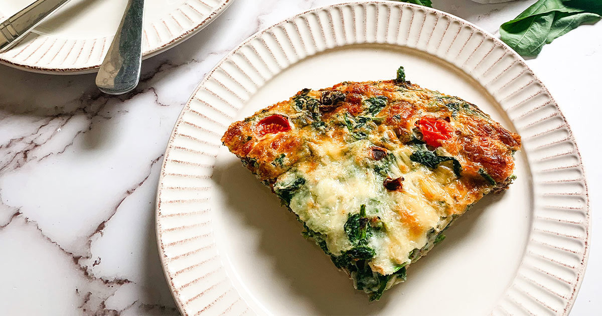 Healthy AirFryer Egg Frittata Recipe Hungry Girl