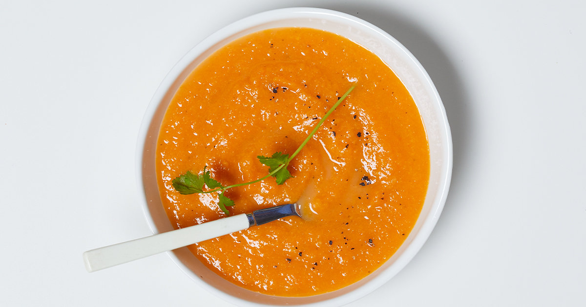 Healthy Creamy CarrotGinger Soup Recipe Hungry Girl