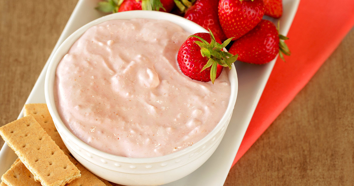 Healthy Strawberry Cheesecake Dip Recipe Hungry Girl