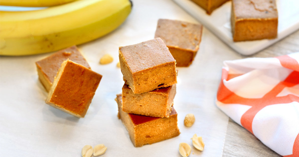 Healthy Peanut Butter Banana Fudge Recipe Hungry Girl