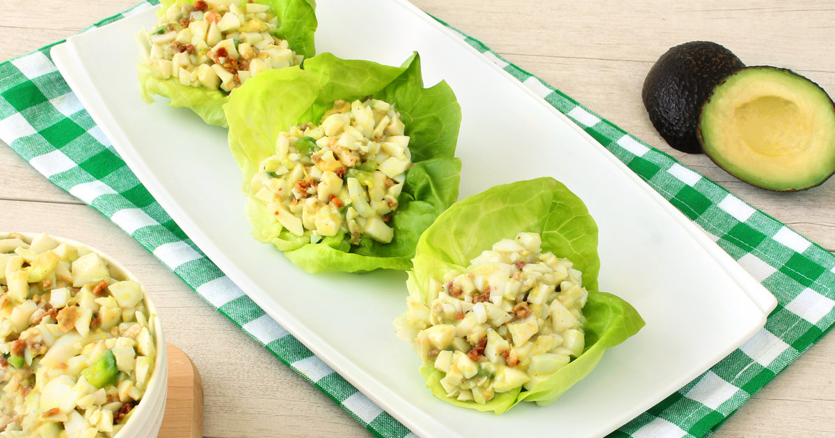 Avocado EggWhite Salad + More Healthy Recipes with 5 Ingredients or