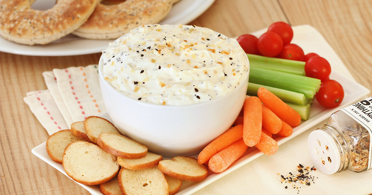 Healthy Everything Bagel Dip & More Easy Dip Recipes Hungry Girl