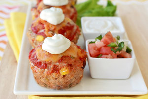 Southwest Meatloaf Minis