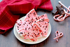 Holiday Frozen Yogurt Bark