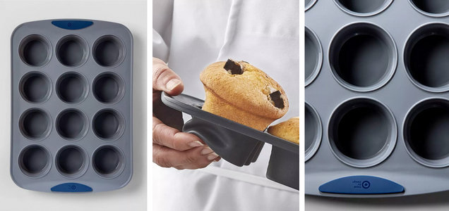 Made By Design 12ct Silicone Muffin Pan