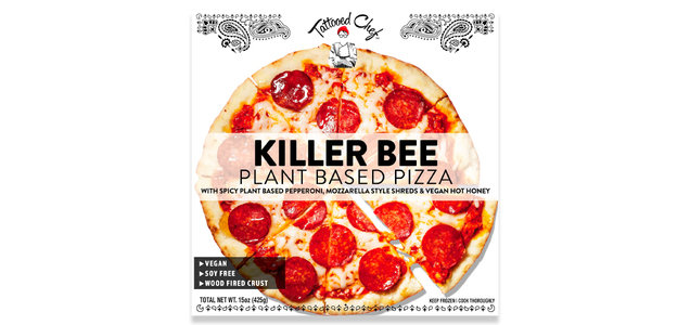 Tattooed Chef Killer Bee Plant Based Pizza