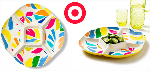 Tabitha Brown for Target Melamine Divided Serving Platter 