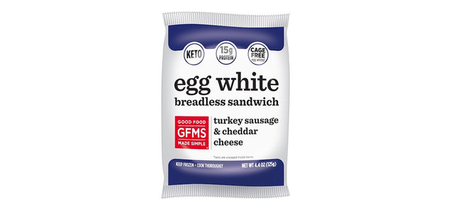 Good Food Made Simple Turkey Sausage Egg White Breadless Sandwiches