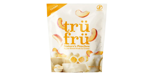 TrüFrü Nature’s Peaches Hyper-Dried Fresh in Crème