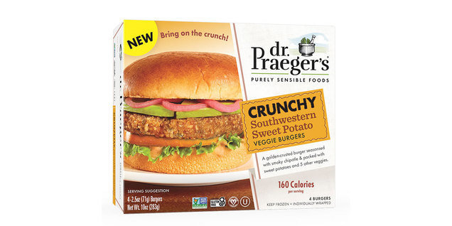 Dr. Praeger’s Crunchy Veggie Burgers