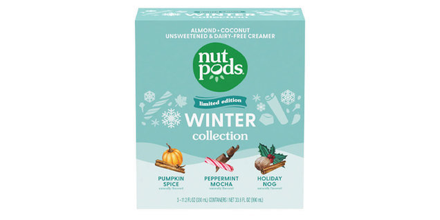 Nutpods Winter Collection Almond + Coconut Unsweetened & Dairy-Free Creamer