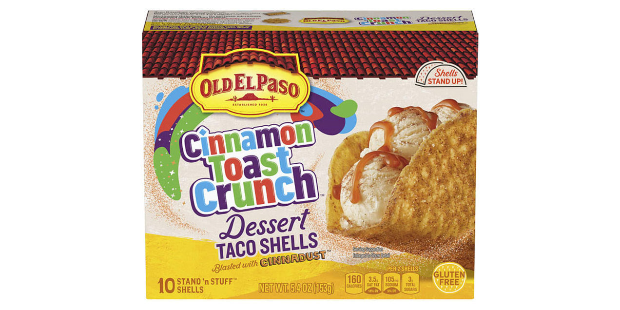 Cinnamon Toast Crunch Taco Shells, LowCalorie Dressings & Sauces, Low