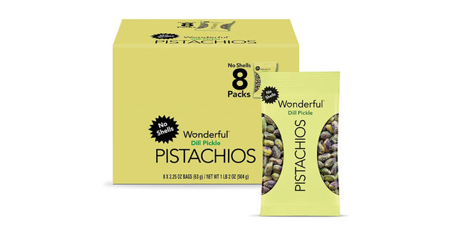 Wonderful No Shell Dill Pickle Pistachios