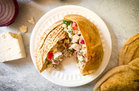 Greek Chicken Salad Pita