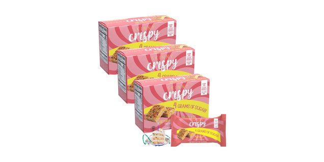 Skinny Crispy Birthday Cake Rice Treats