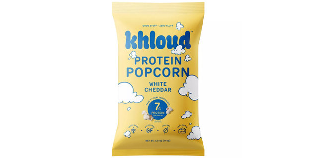 Khloud White Cheddar Protein Popcorn