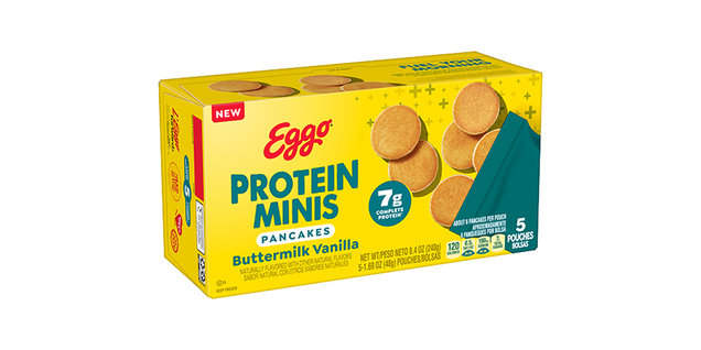 Eggo Protein Minis Buttermilk Vanilla Pancakes