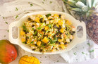 Caribbean Black Bean Broccoli Slaw