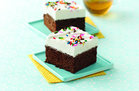 Brownie-Bottomed Ice Cream Cake