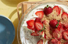Scoopable Strawberry Cheesecake