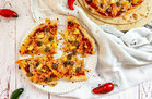 Sweet-Hot Sausage & Apple Pizza