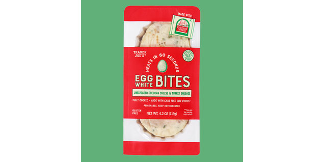 Trader Joe's Unexpected Cheddar Cheese & Turkey Sausage Egg White Bites