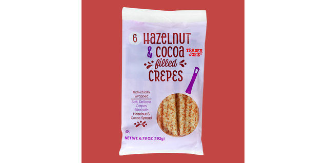 Trader Joe's Hazelnut & Cocoa Filled Crepes