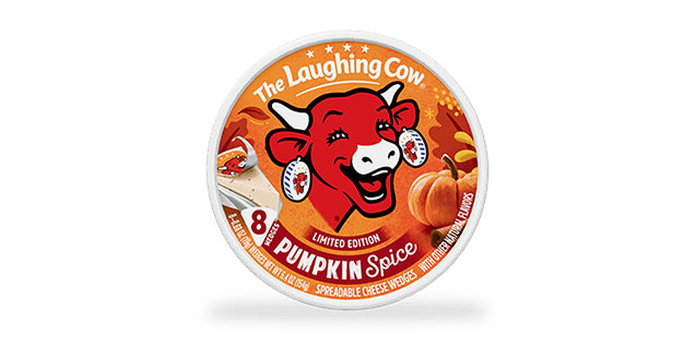 The Laughing Cow Limited Edition Pumpkin Spice Spreadable Cheese Wedges
