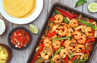 Pineapple Shrimp Fajitas