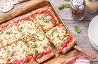 Sheet-Pan Turkey Meatza Pizza